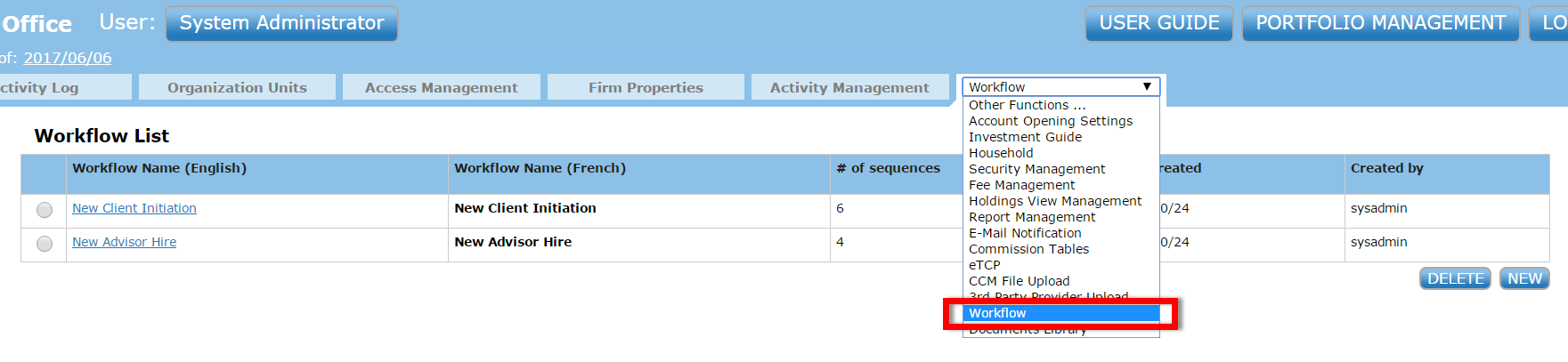 Workflow Button System One Workflow Functionality